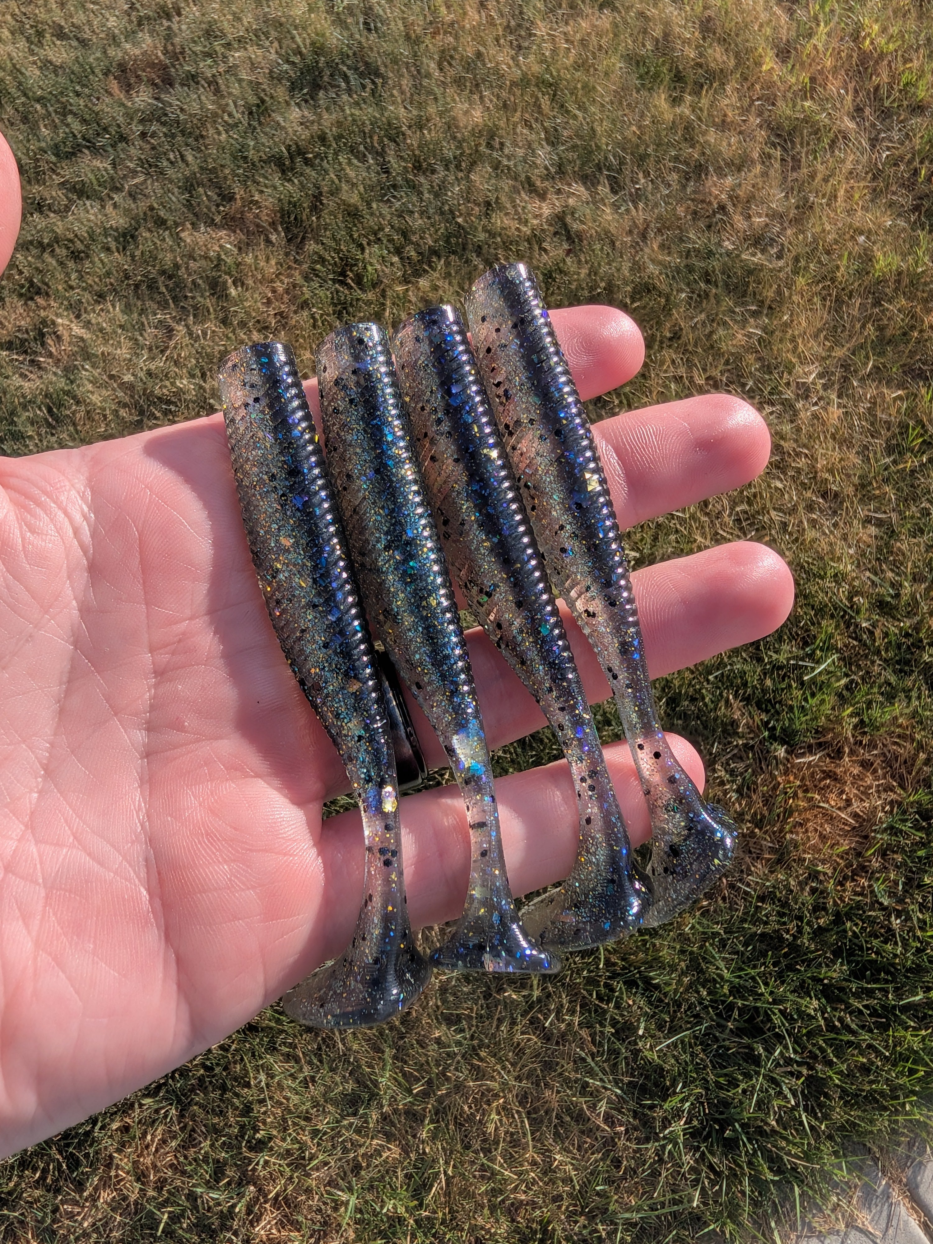Enforcer SWB 3.75" "Smoke Show Shad" 8 Pack
