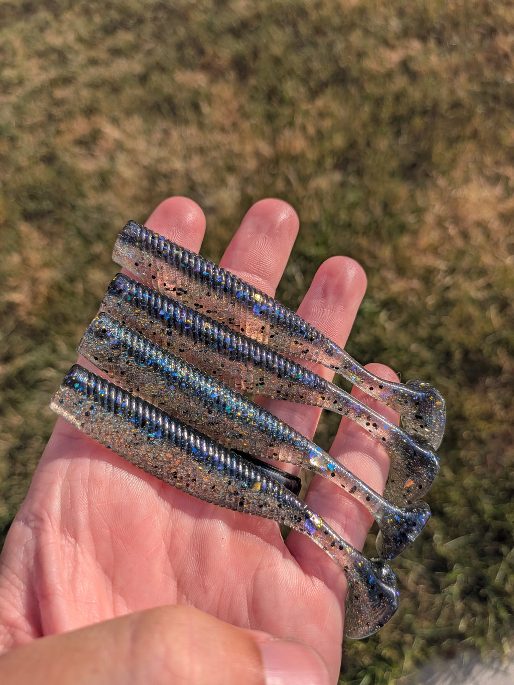 Enforcer SWB 3.75" "Smoke Show Shad" 8 Pack