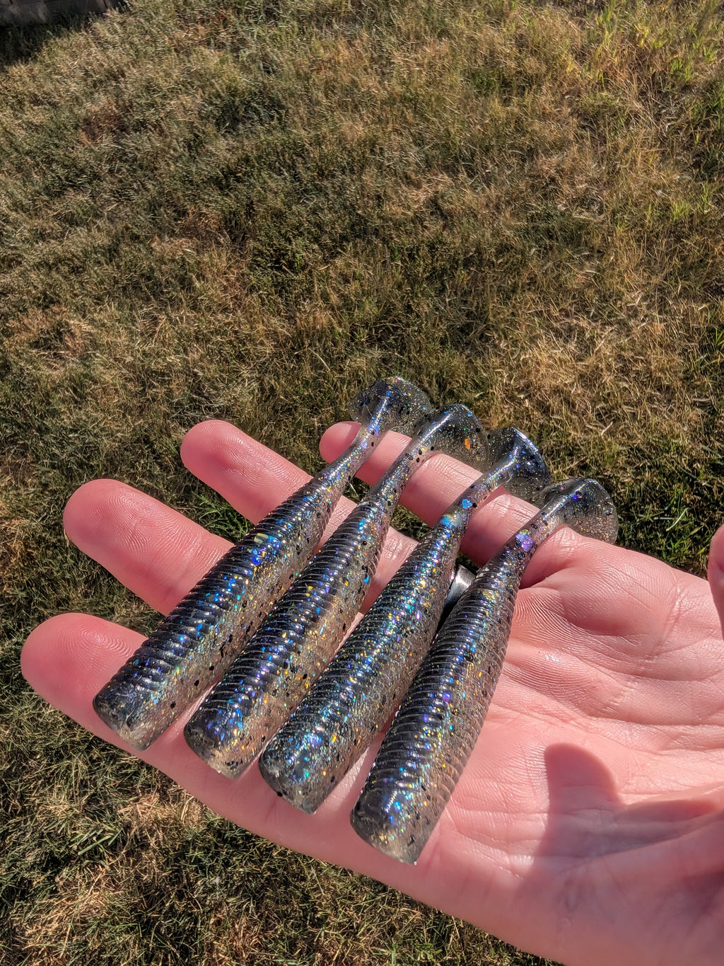 Enforcer SWB 3.75" "Smoke Show Shad" 8 Pack